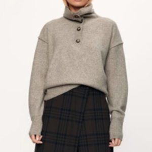 Zara Sweater Brown Beige Medium